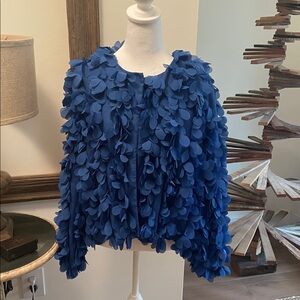 Zara Blue Leaf Jacket